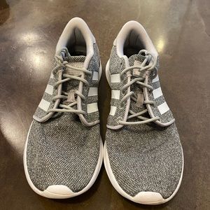 Grey adidas tennis shoes size 7